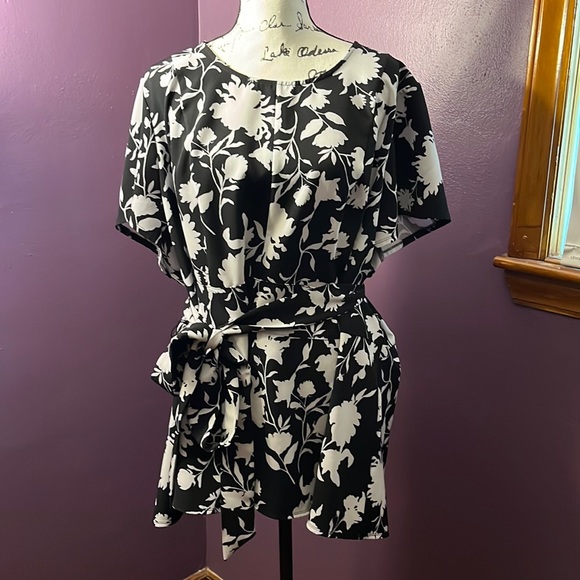 Beautiful belted blouse for work! One of my favorites! - Picture 1 of 5